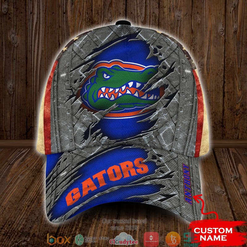 Florida Gators NCAA1 Custom Name Cap word2