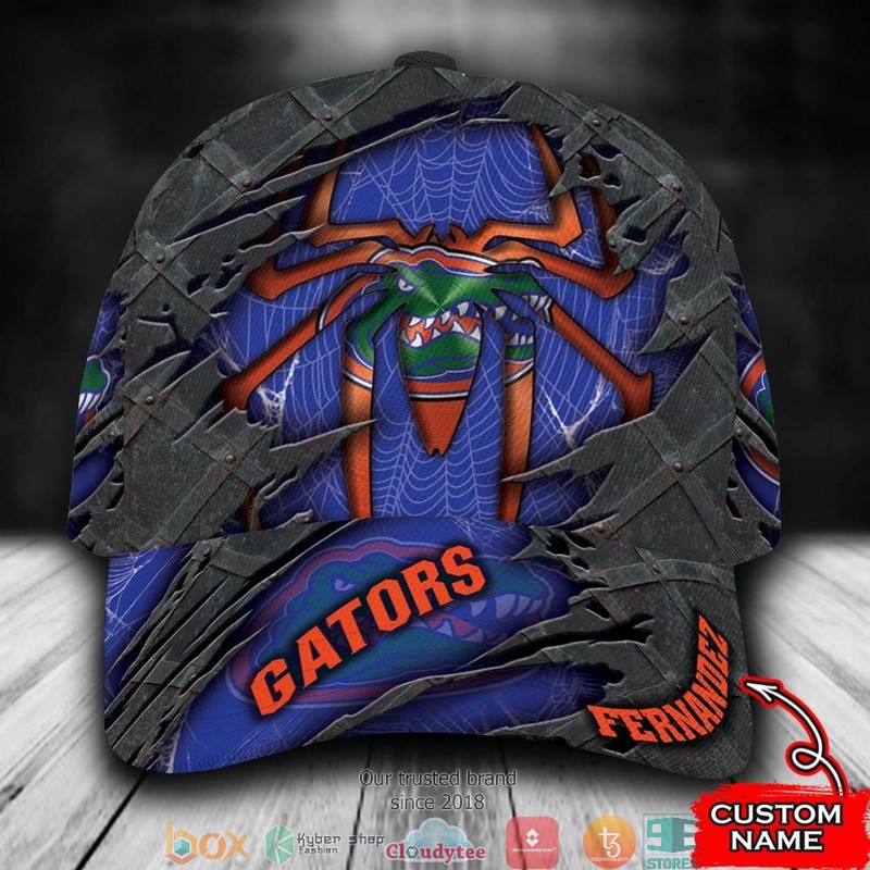 Florida Gators Spiderman NCAA1 Custom Name Cap word3