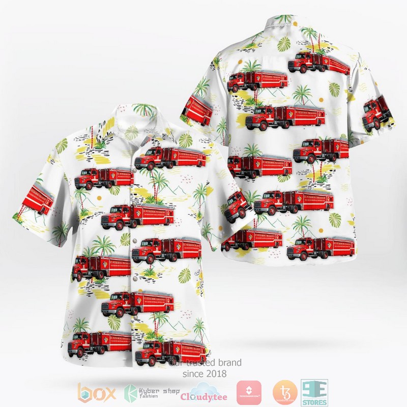 Florida St. Petersburg Fire Rescue Hazmat 5 Hawaii 3D Shirt 9 Florida St. Petersburg Fire Rescue Hazmat 5 Hawaii 3D Shirt word2