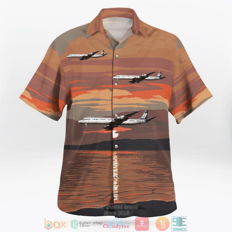 Flying Tiger Line Douglas DC-8-61CF Aloha Shirt 2 Flying Tiger Line Douglas DC-8-61CF Aloha Shirt word1