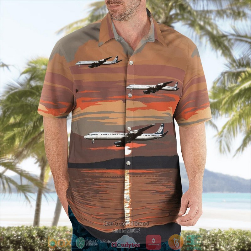 Flying Tiger Line Douglas DC-8-61CF Aloha Shirt 3 Flying Tiger Line Douglas DC-8-61CF Aloha Shirt word1