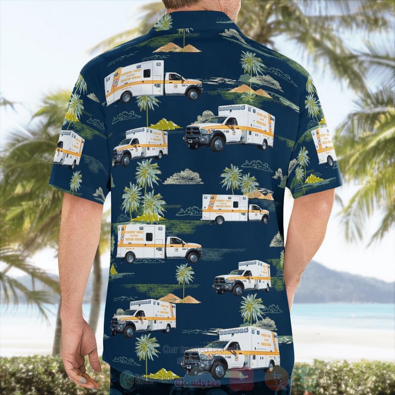 BEST Forest View Volunteer Rescue Squad, Richmond, Virginia 3D Aloha Shirt word1