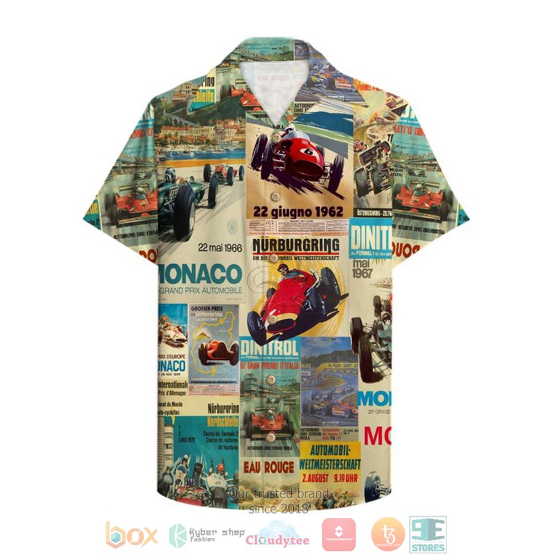 HOT Formula One poster Hawaii Shirt 1 HOT Formula One poster Hawaii Shirt word3