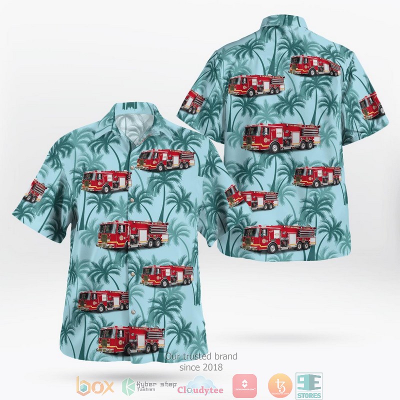 NEW Fort Montgomery New York Fort Montgomery Fire District Hawaii Shirt word3
