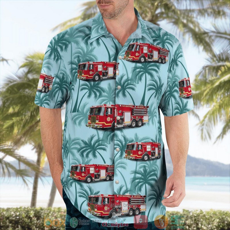 NEW Fort Montgomery New York Fort Montgomery Fire District Hawaii Shirt word3