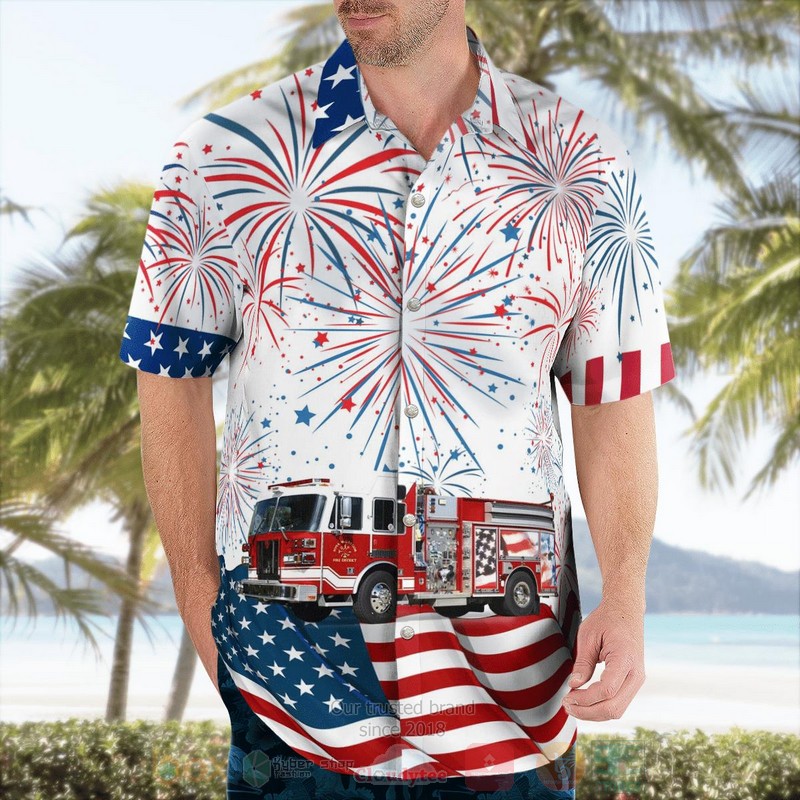 BEST Fort Myers, Florida, Iona McGregor Fire District, 4th of July 3D Aloha Shirt 4 BEST Fort Myers, Florida, Iona McGregor Fire District, 4th of July 3D Aloha Shirt word1