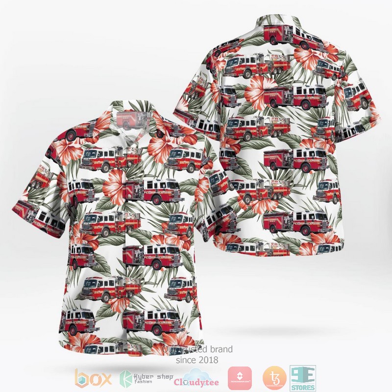 Fort Wayne Fire Department Aloha Shirt