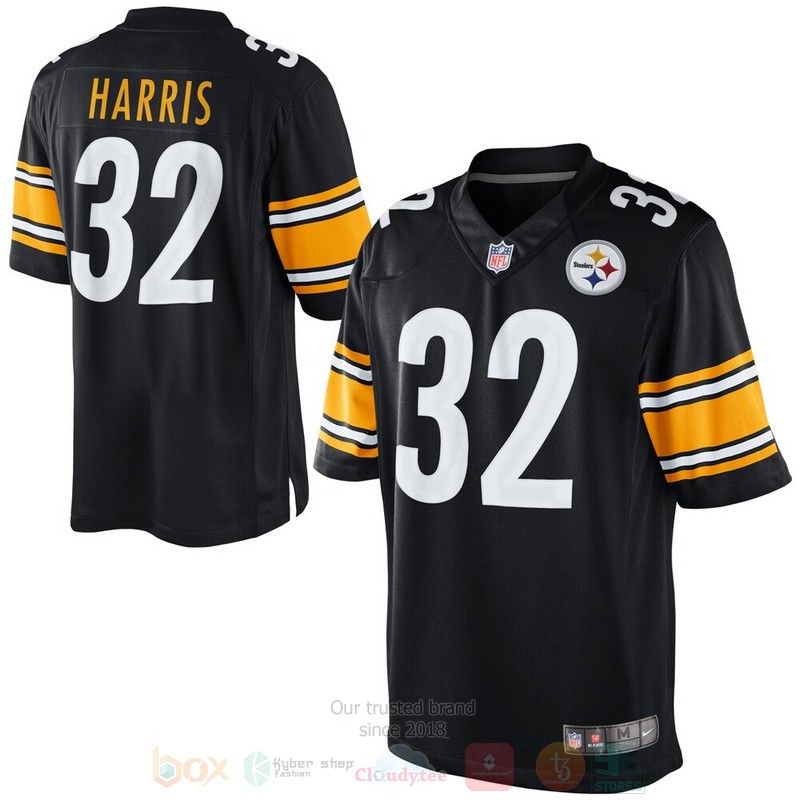 BEST Franco Harris Black Pittsburgh Steelers Retired Jersey Football word3