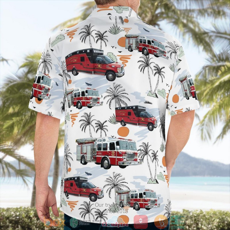 Franklin Georgia Heard County Fire & Emergency Services Aloha Shirt word3