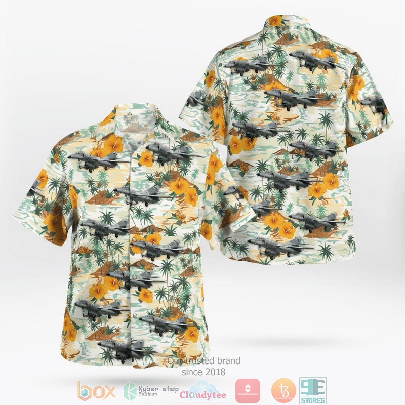 NEW French Navy Dassault-Breguet Super Etendard Hawaii Shirt word2