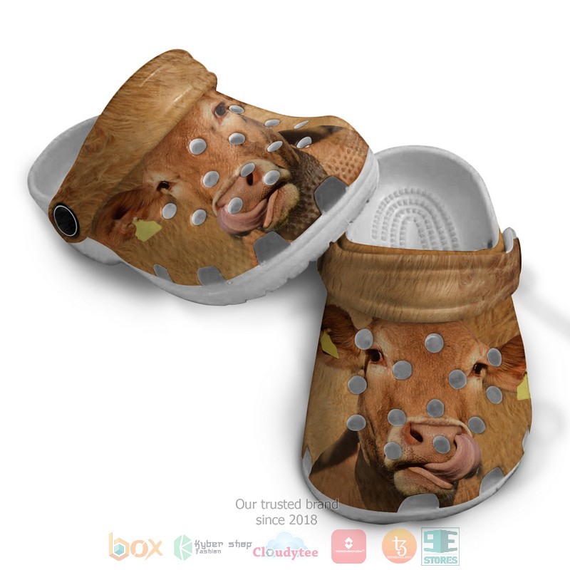 NEW Funny Dairy Cattle Crocs Crocband Clog 5 NEW Funny Dairy Cattle Crocs Crocband Clog word2