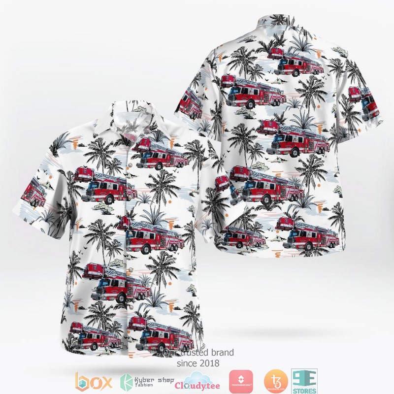 Fuquay Varina North Carolina Fuquay Varina Fire Department Hawaiian Shirt word2