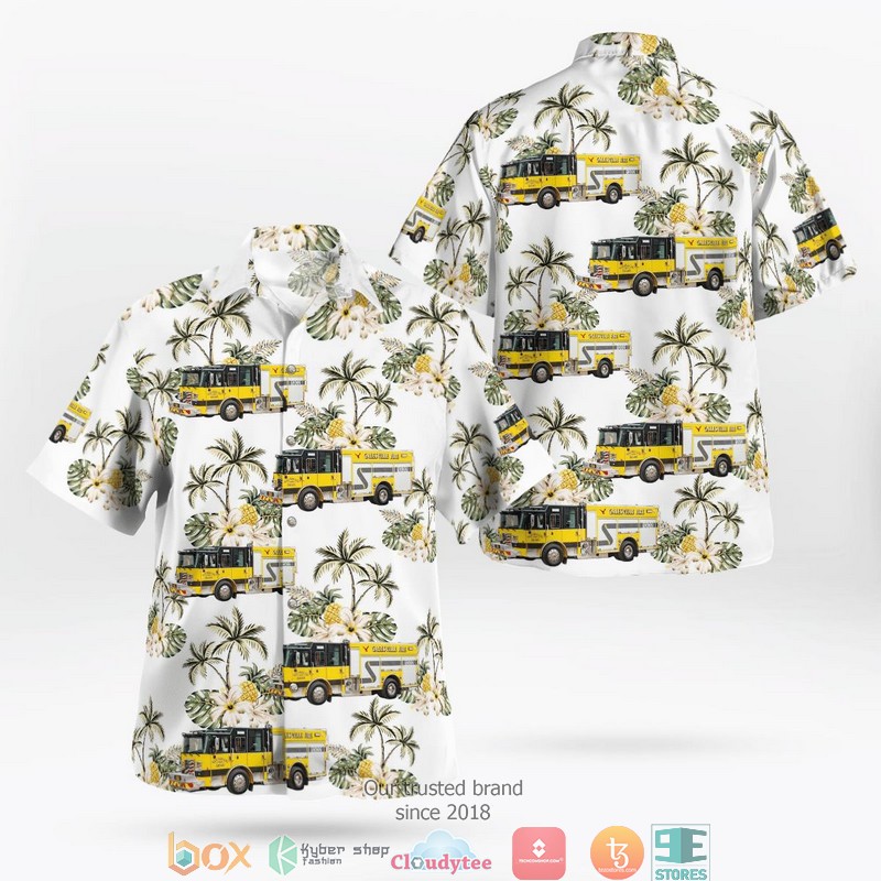 Galesville Area Fire Department Galesville Wisconsin Hawaiian Shirt word2
