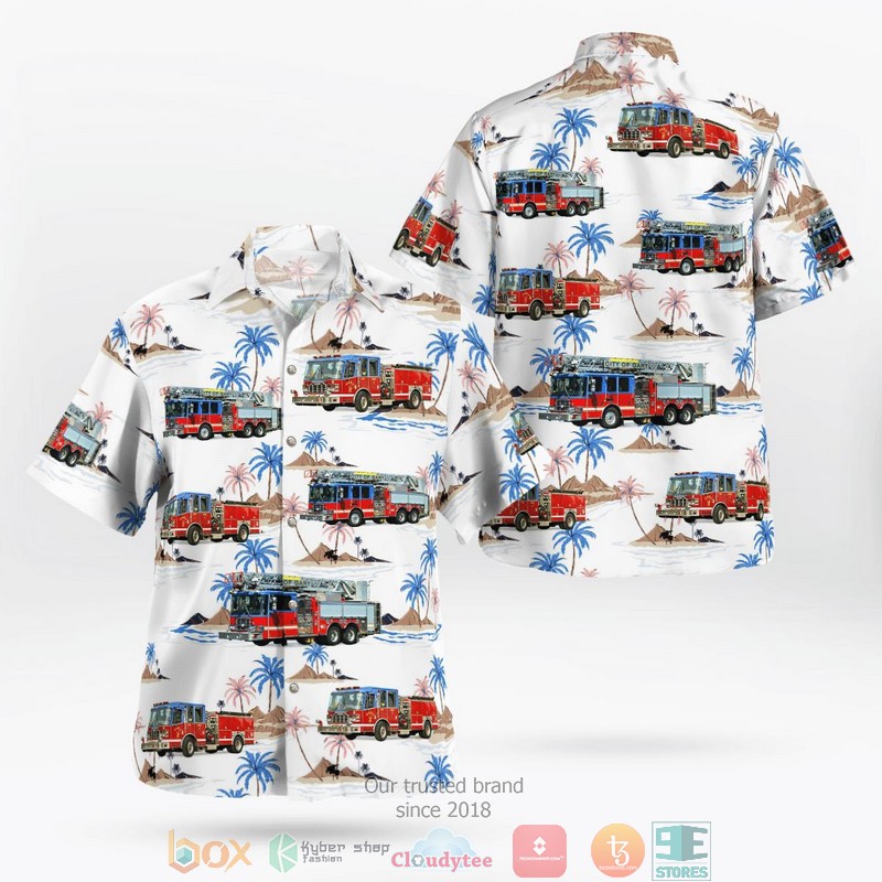 Gary Fire Department Gary Indiana Hawaii 3D Shirt