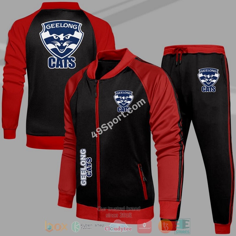 NEW Geelong Cats Tracksuits Jacket and Pant word1