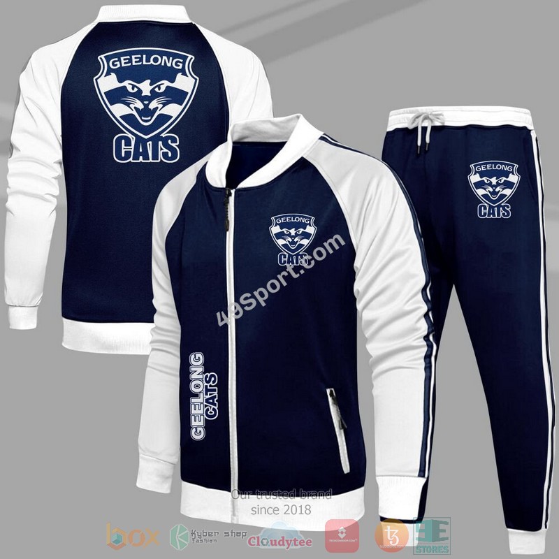 NEW Geelong Cats Tracksuits Jacket and Pant word1