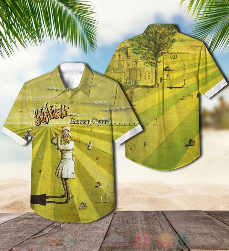 BEST Genesis Nursery Cryme Album Aloha Hawaiian Shirt