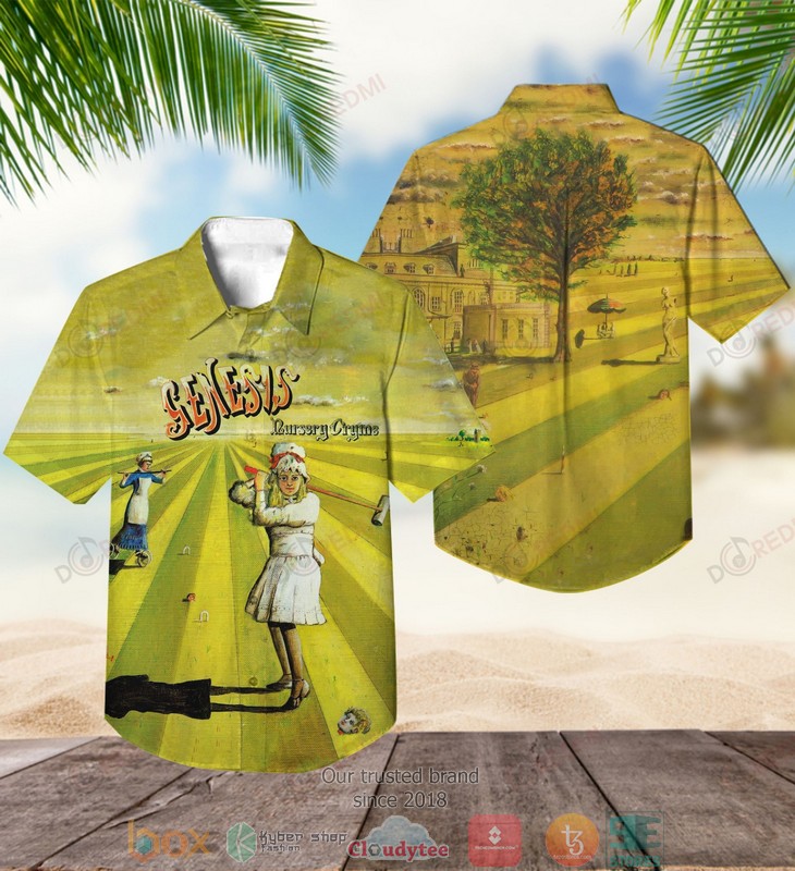 Genesis Nursery Cryme Short Sleeve Hawaiian Shirt word3
