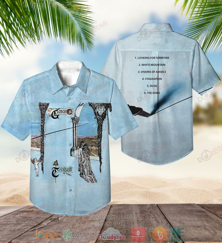 Genesis Trespass Short Sleeve Hawaiian Shirt word2