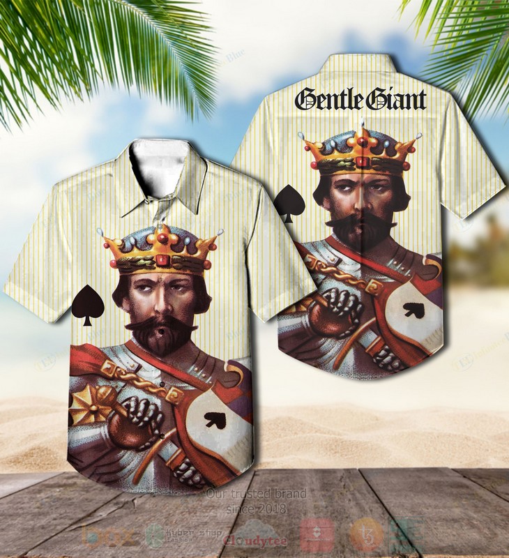 BEST Gentle Giant Acquiring The Power and the Glory Album Aloha Hawaiian Shirt