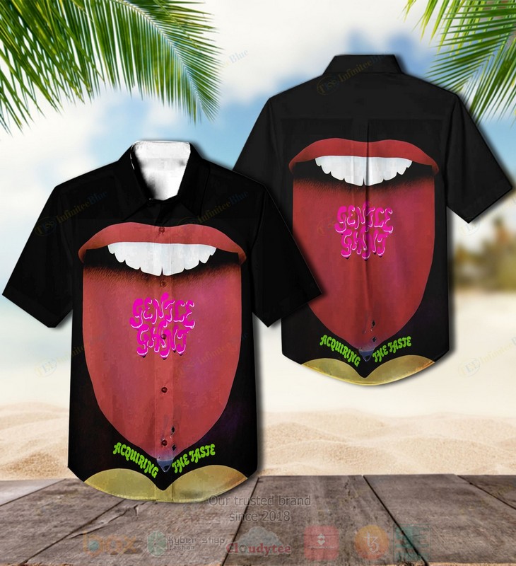BEST Gentle Giant Acquiring the Taste Album Aloha Hawaiian Shirt