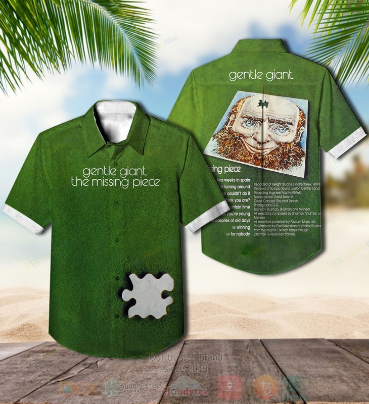 BEST Gentle Giant The Missing Piece Album Aloha Hawaiian Shirt