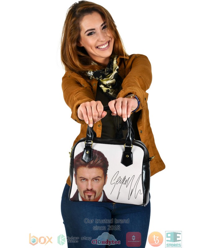 HOT George Michael Signature Leather Handbag