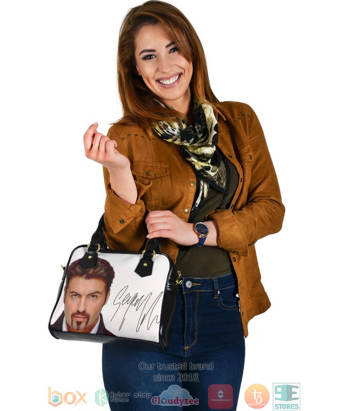 HOT George Michael Signature Leather Handbag 3 HOT George Michael Signature Leather Handbag word2
