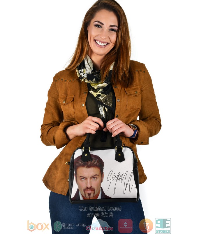 HOT George Michael Signature Leather Handbag 4 HOT George Michael Signature Leather Handbag word2