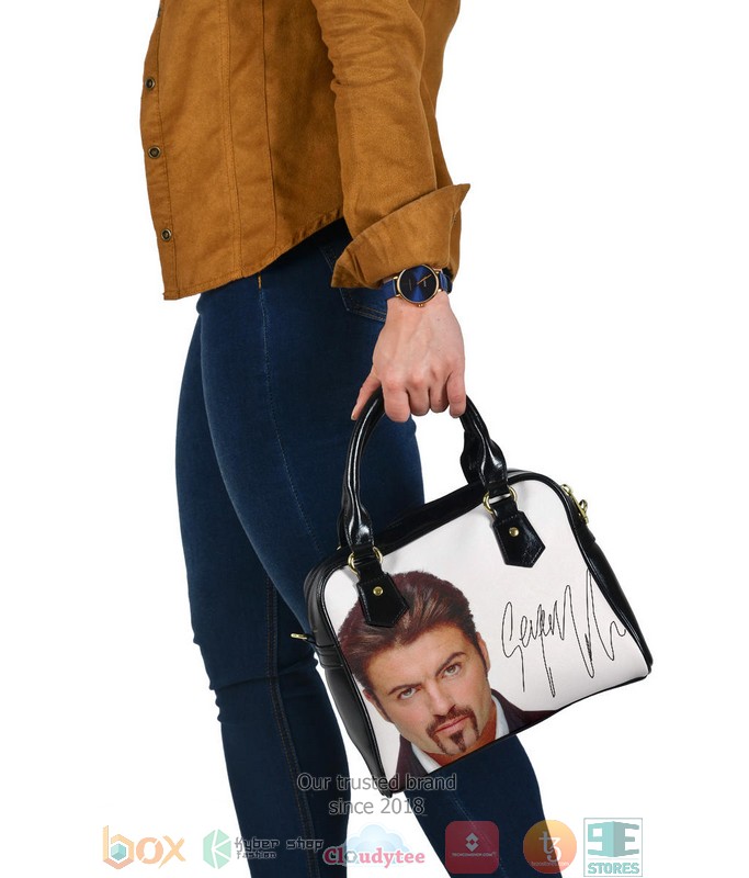 HOT George Michael Signature Leather Handbag 6 HOT George Michael Signature Leather Handbag word2