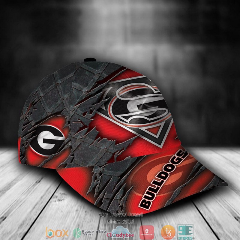 Georgia Bulldogs Superman NCAA1 Custom Name Cap 2 Georgia Bulldogs Superman NCAA1 Custom Name Cap word3