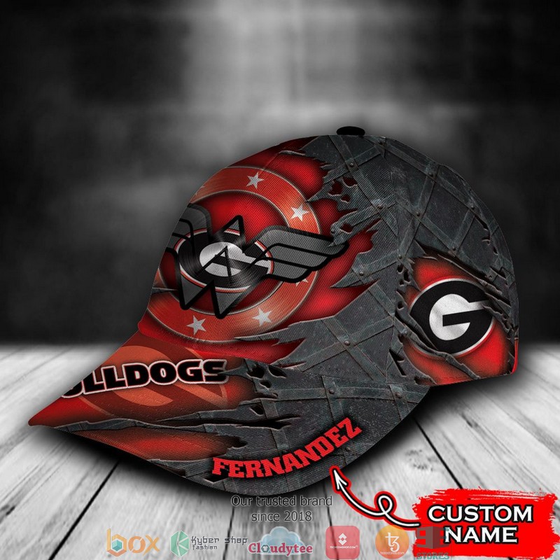 Georgia Bulldogs Wonder Woman NCAA1 Custom Name Cap 3 Georgia Bulldogs Wonder Woman NCAA1 Custom Name Cap word3