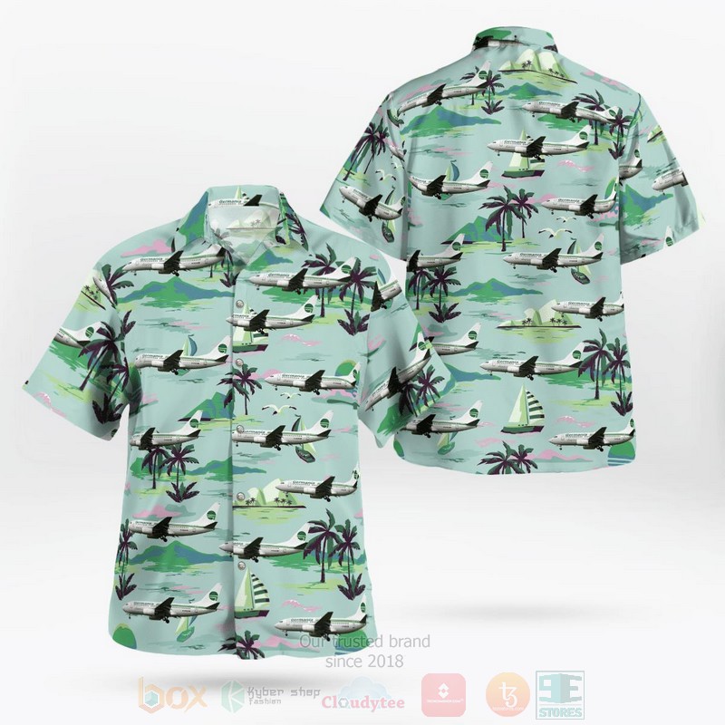 BEST Germania airline Boeing 737-73D Aloha Shirt