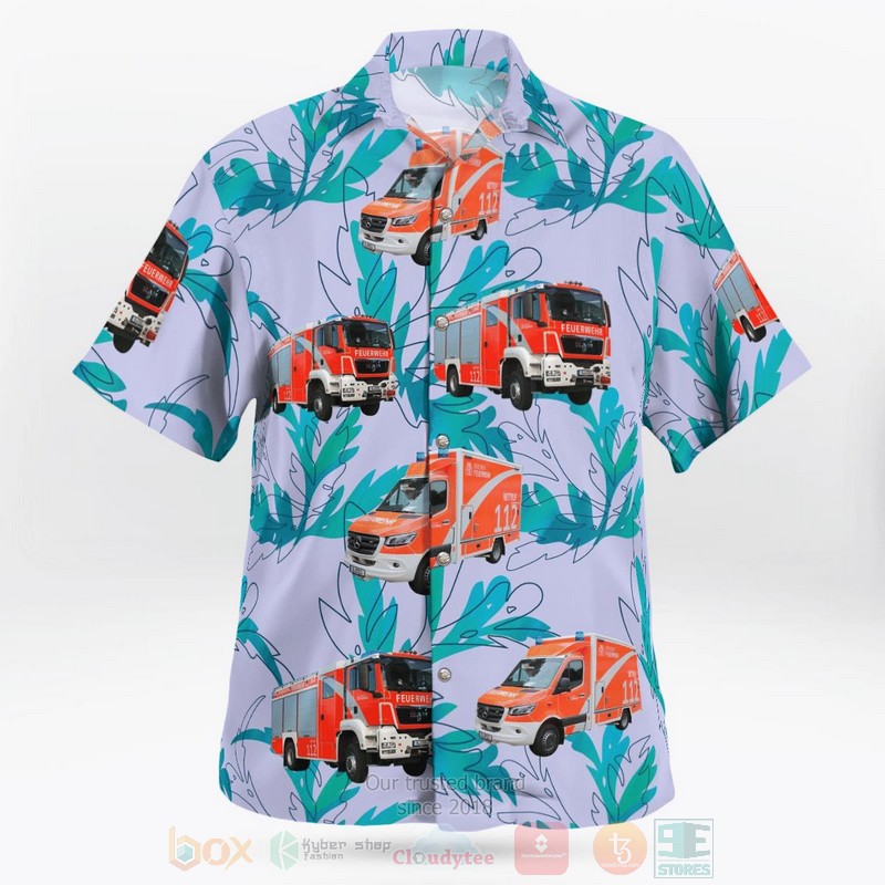 BEST Germany, Berlin Fire Brigade Berliner Feuerwehr 3D Aloha Shirt 3 BEST Germany, Berlin Fire Brigade Berliner Feuerwehr 3D Aloha Shirt word3