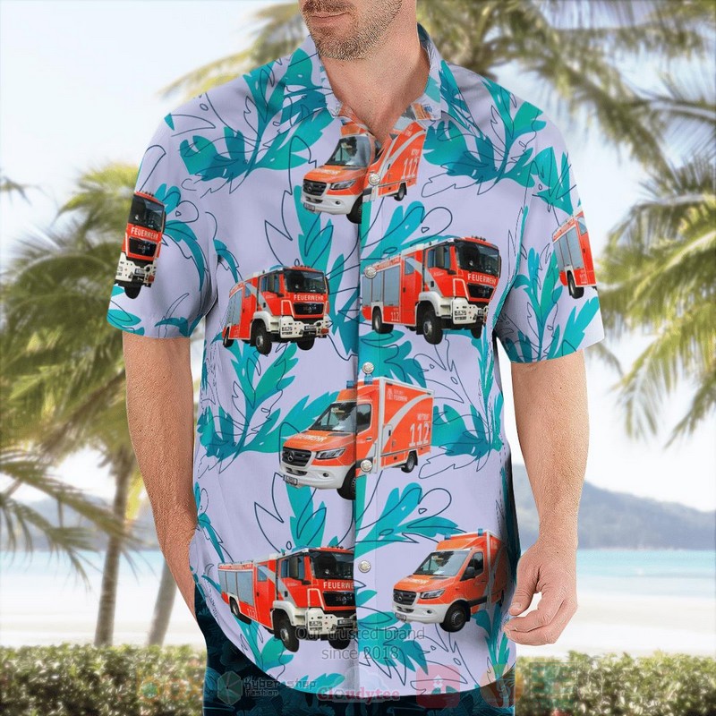 BEST Germany, Berlin Fire Brigade Berliner Feuerwehr 3D Aloha Shirt 4 BEST Germany, Berlin Fire Brigade Berliner Feuerwehr 3D Aloha Shirt word3