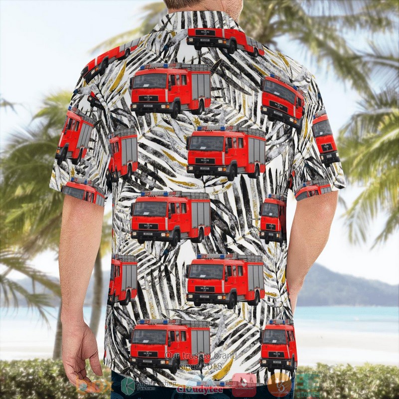 Germany Berlin Fire Brigade Berliner Feuerwehr LHF 16-12 Hawaii 3D Shirt 2 Germany Berlin Fire Brigade Berliner Feuerwehr LHF 16-12 Hawaii 3D Shirt word3