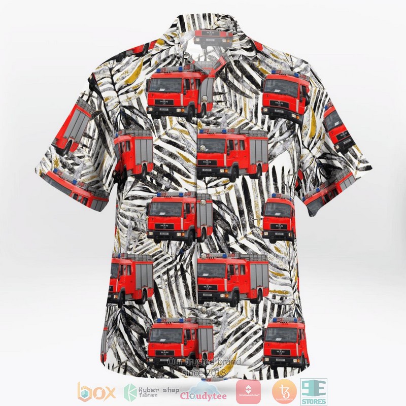 Germany Berlin Fire Brigade Berliner Feuerwehr LHF 16-12 Hawaii 3D Shirt 3 Germany Berlin Fire Brigade Berliner Feuerwehr LHF 16-12 Hawaii 3D Shirt word3