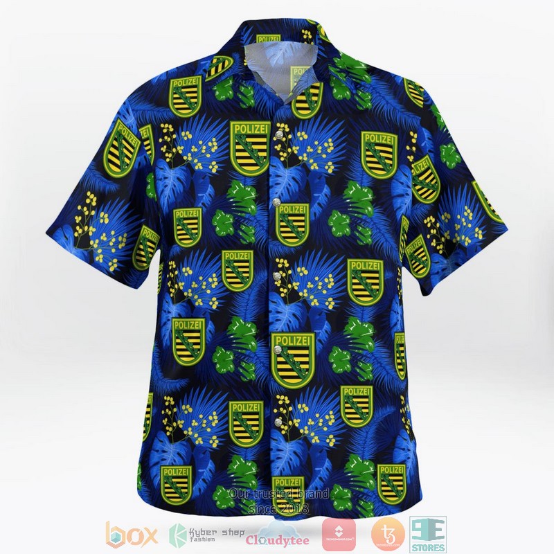 Germany Saxony State Police Patch Hawaii 3D Shirt 3 Germany Saxony State Police Patch Hawaii 3D Shirt word1