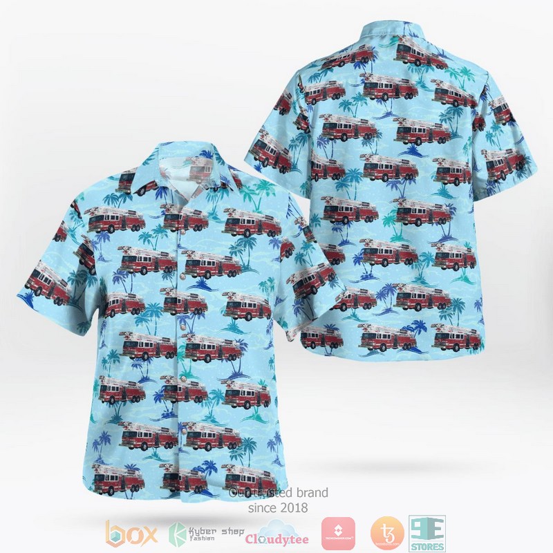 Glade Spring Fire Department Ladder 23 Blue Hawaiian Shirt 1 Glade Spring Fire Department Ladder 23 Blue Hawaiian Shirt word2