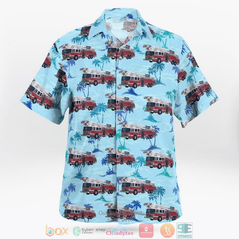 Glade Spring Fire Department Ladder 23 Blue Hawaiian Shirt 2 Glade Spring Fire Department Ladder 23 Blue Hawaiian Shirt word2