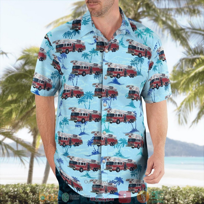 Glade Spring Fire Department Ladder 23 Blue Hawaiian Shirt 3 Glade Spring Fire Department Ladder 23 Blue Hawaiian Shirt word2