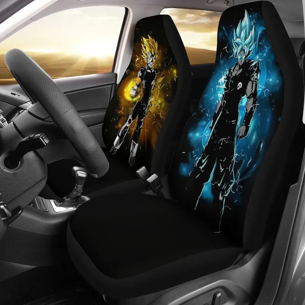 Goku Vegeta Dragon Ball Blue Yellow Limited Car Seat Covers