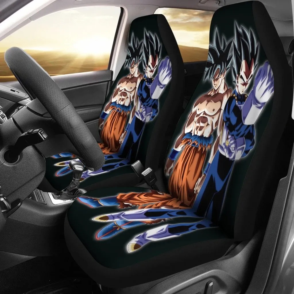 Goku Vegeta Ultra Instinct Dragon Ball Anime Limited Car Seat Covers