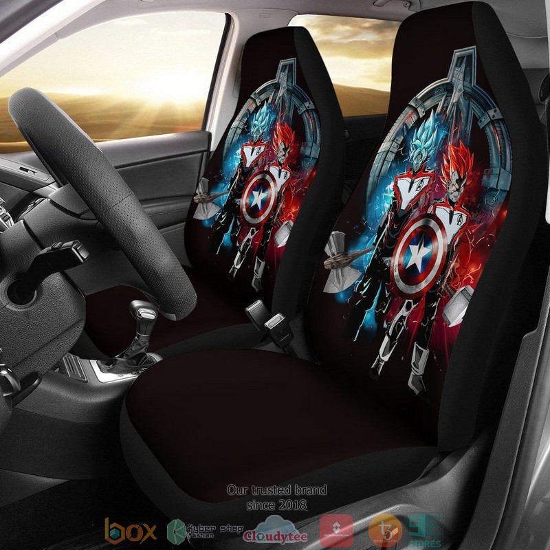 Goku Vegeta Avengers Thor Captain Limited Car Seat Covers