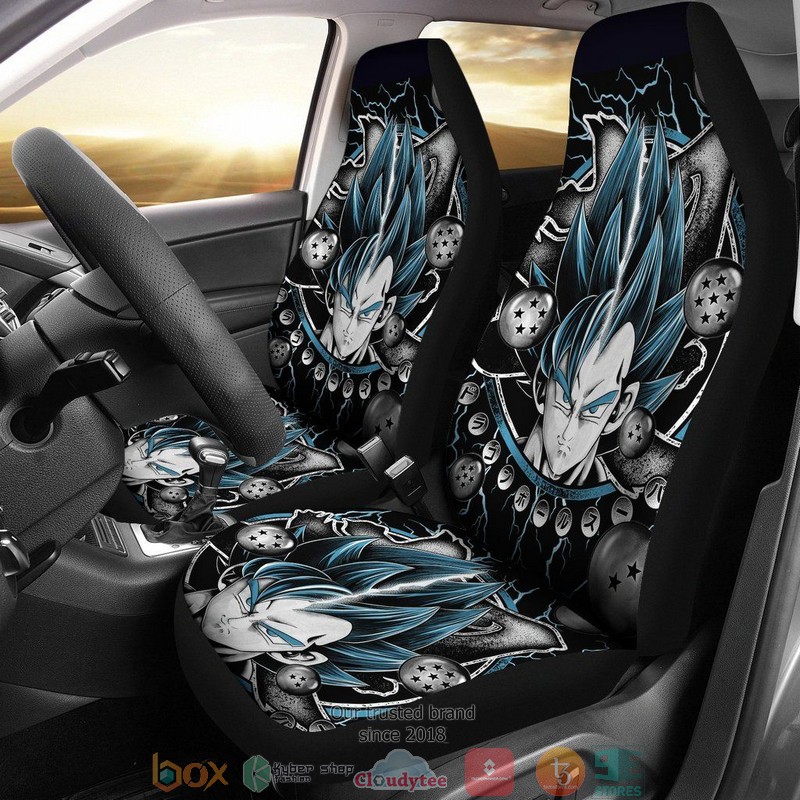 Goku Vegeta Blue Dragon Ball Limited Car Seat Covers