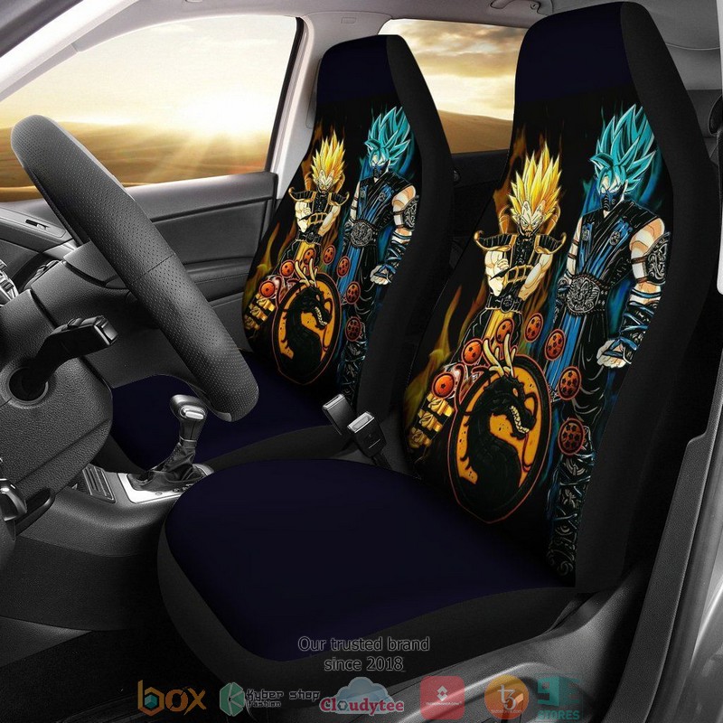 Goku Vegeta Mortal Kombat Dragon Ball Limited Car Seat Covers