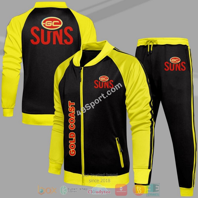 NEW Gold Coast Suns Tracksuits Jacket and Pant 14 NEW Gold Coast Suns Tracksuits Jacket and Pant word3