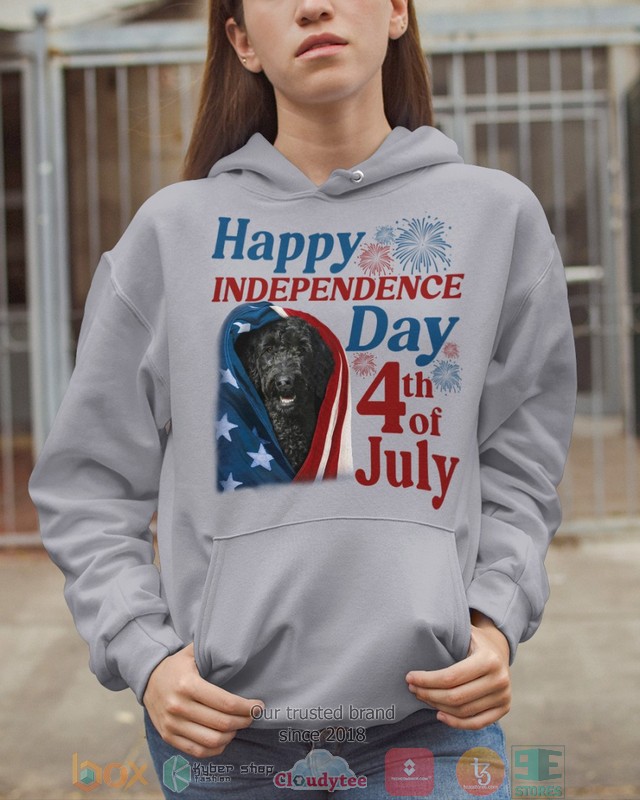 Goldendoodle Happy Independence Day 4th Of July Shirt, Hoodie word3