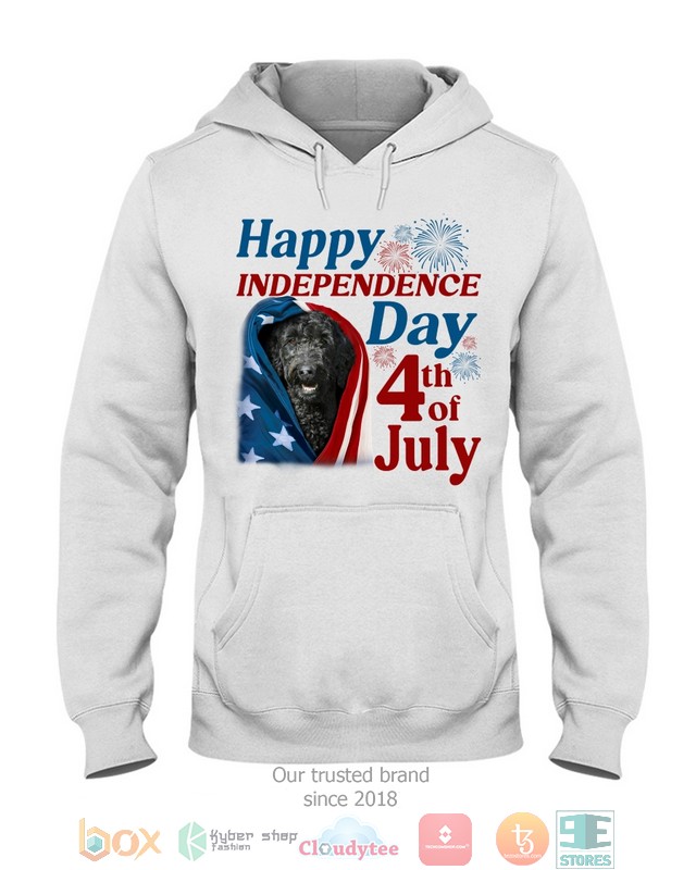 Goldendoodle Happy Independence Day 4th Of July Shirt, Hoodie word3
