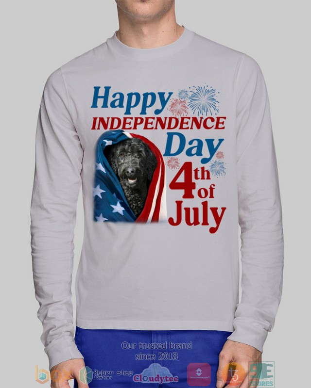 Goldendoodle Happy Independence Day 4th Of July Shirt, Hoodie word3